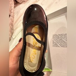 Sam Edelman black patent leather shoes size 9 worn once